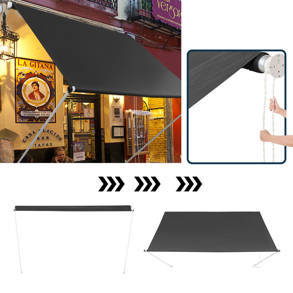 Cosmo Go Einziehbar Markisen Spannmarkise