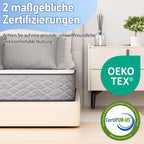Cosmo Go Matratze Taschenfedermatratze 7 Zonen Elastizität H3