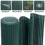 Cosmo Go PVC Sichtschutzmatte mit Kabelbindern Doppelte Verstärkung