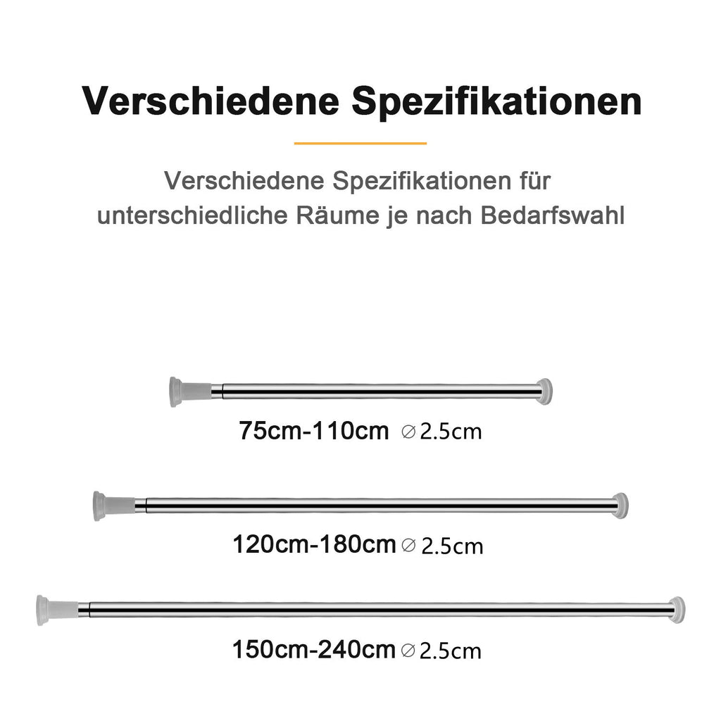 Cosmo Go Teleskopstange Duschstange 70-260cm