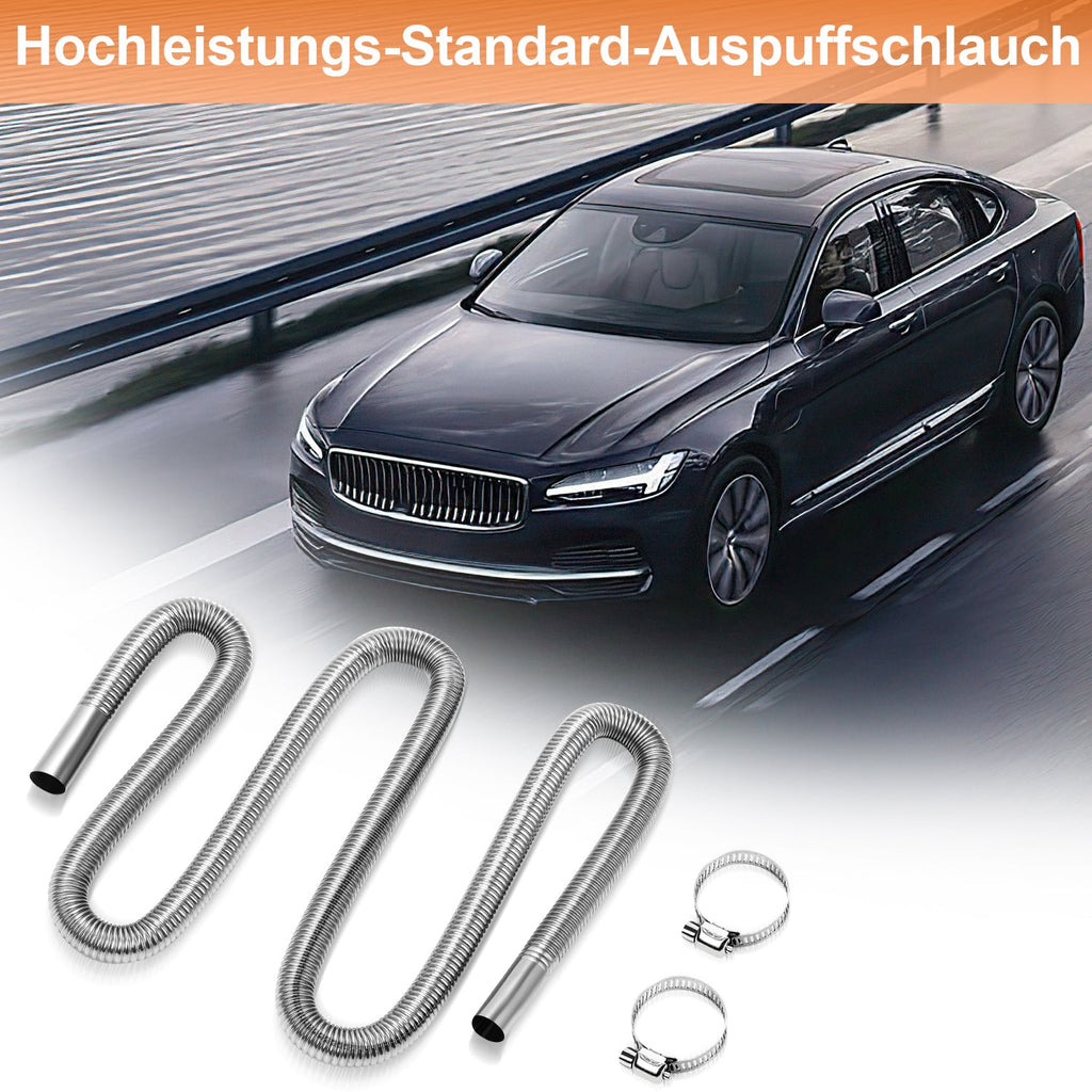 Cosmo Go Abgasschlauch Auto Edelstahl Schalldämpfer