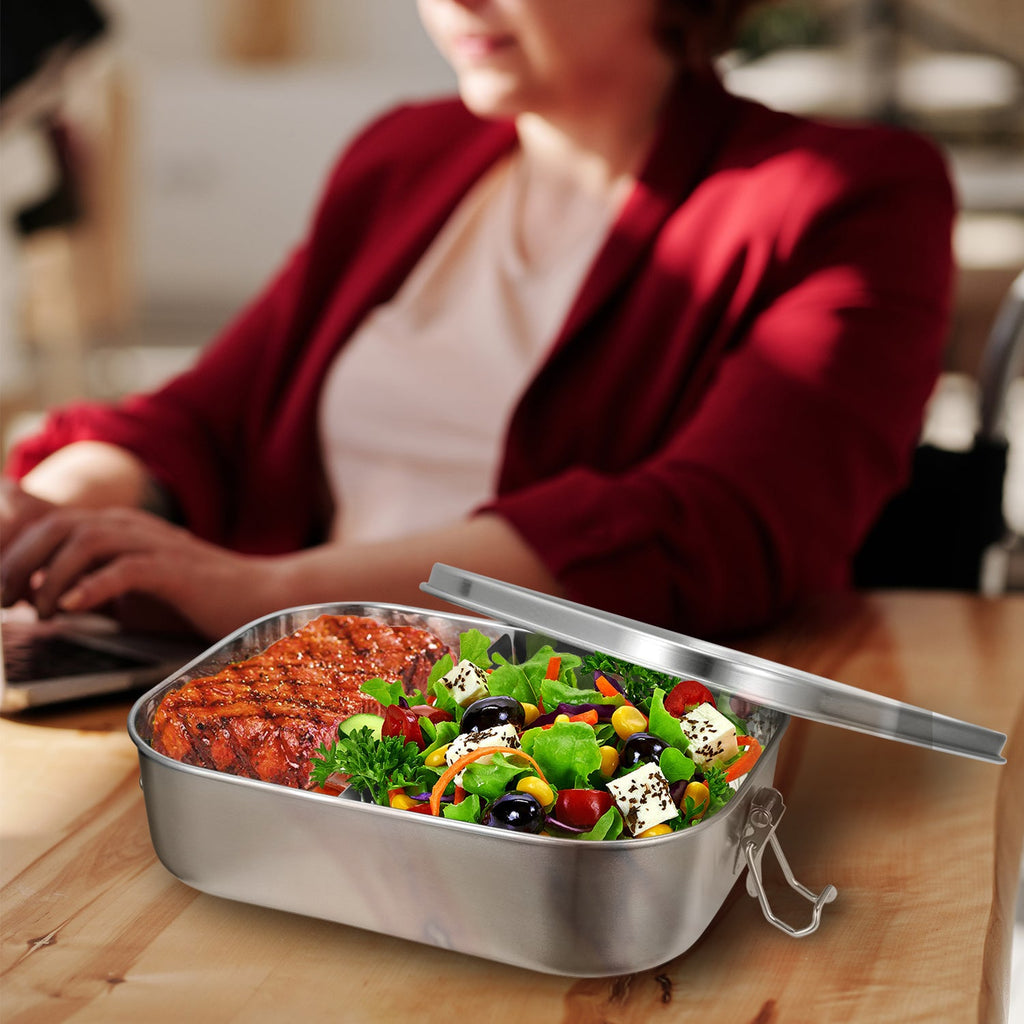 Cosmo Go Brotdose frei BPA Lunchbox Edelstahl 800/1200/1400ml