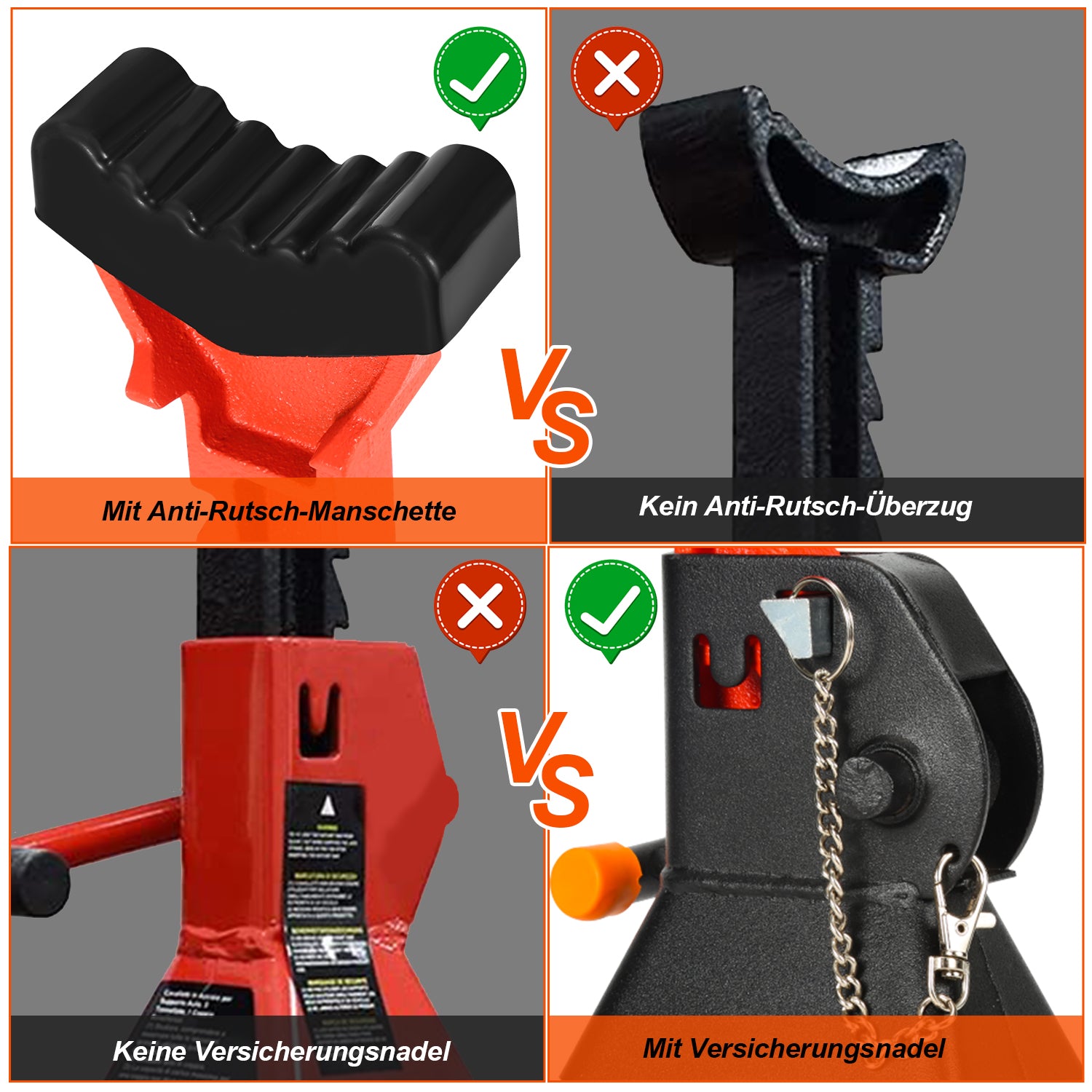 Cosmo Go Unterstellbock Schwerlast 3T 2 Stück