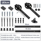 Cosmo Go Schiebetürbeschlag Set Schiebetürsystem 152cm/183cm/200cm/244cm/363cm