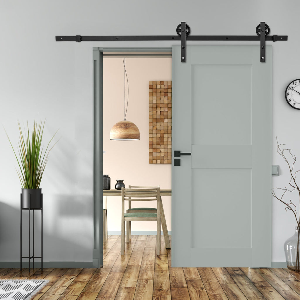 Cosmo Go Schiebetürbeschlag Set Schiebetürsystem 152cm/183cm/200cm/244cm/363cm