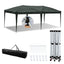 Cosmo Go Pop-Up Pavillon Gazebo mit Zentralverriegelung 3x6m