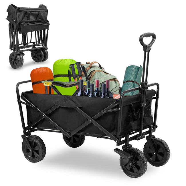 Cosmo Go Bollerwagen faltbar Transportwagen 100kg Belastbarkeit Hover Image