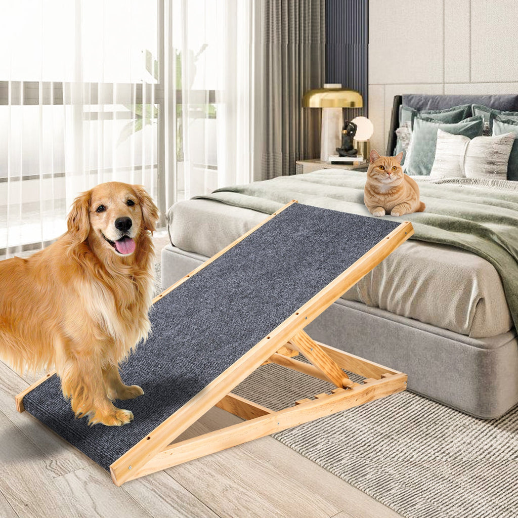Cosmo Go Hunderampe Hundetreppe aus Holz