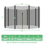Cosmo Go Trampolin Sicherheitsnetz Ersatzteile