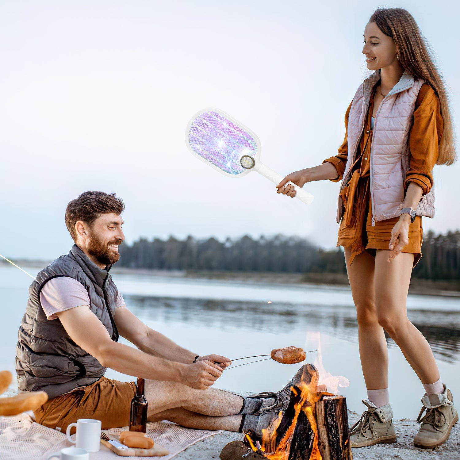 Cosmo Go Elektrische Fliegenklatsche Insektenvernichter USB