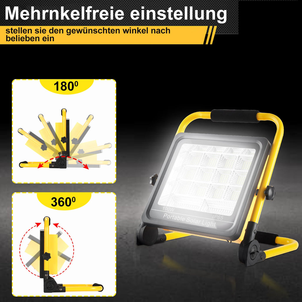 Cosmo Go LED Akku Fluter Baustrahler Solar 50W/100W