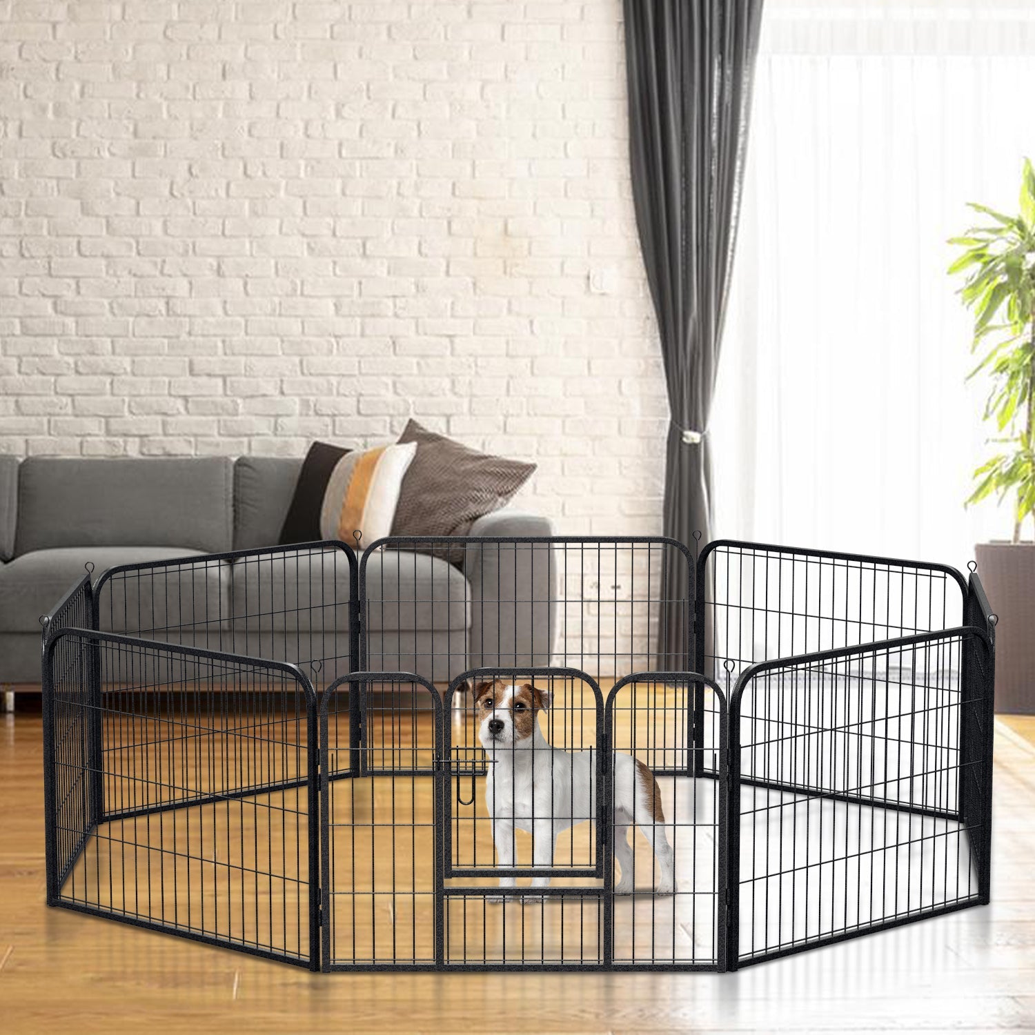 Cosmo Go Welpenlaufstall 8-teilig 60cm hoch Faltbar