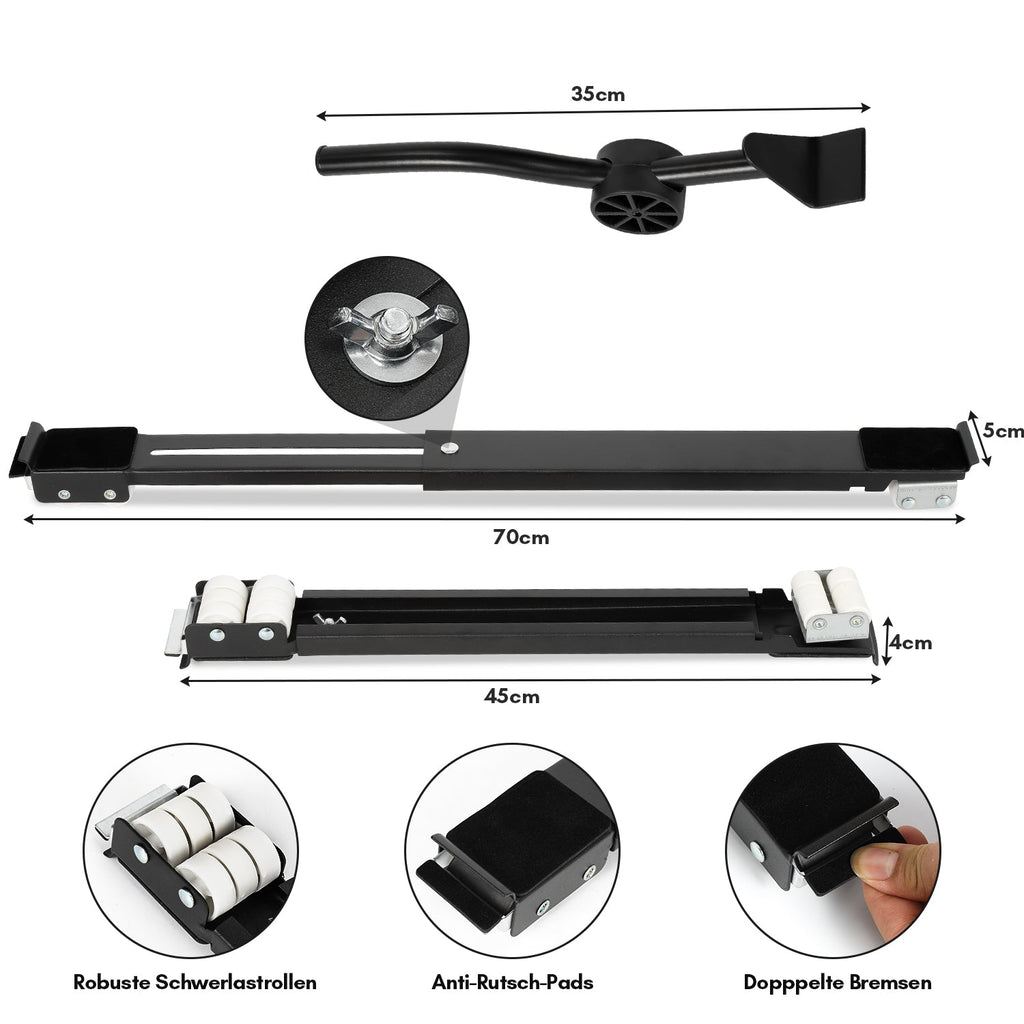 Cosmo Go Waschmaschinen Untergestell Rollen Verstellbar