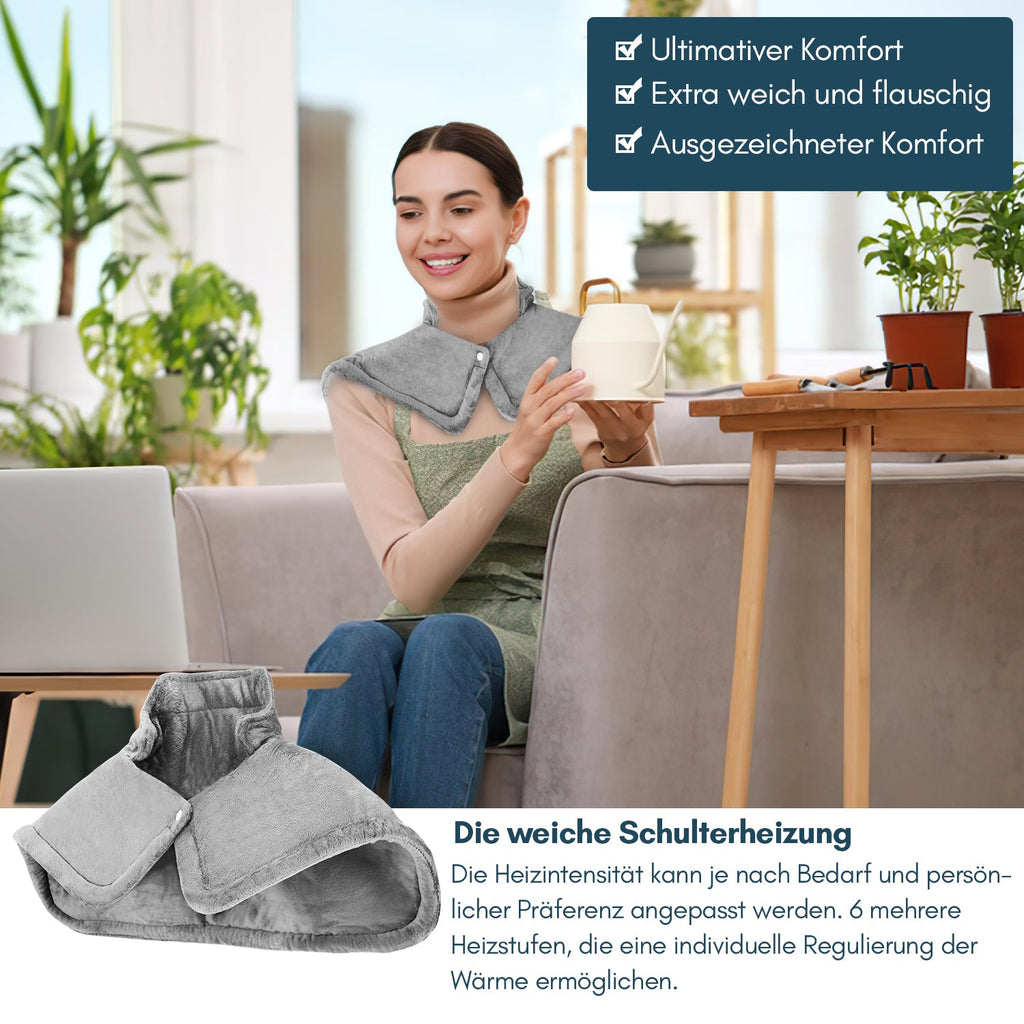 Cosmo Go Heizkissen Heizcape für Rücken Schulter