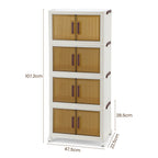 Cosmo Go Aufbewahrungsbox Schließfächer mit Türen & Rädern