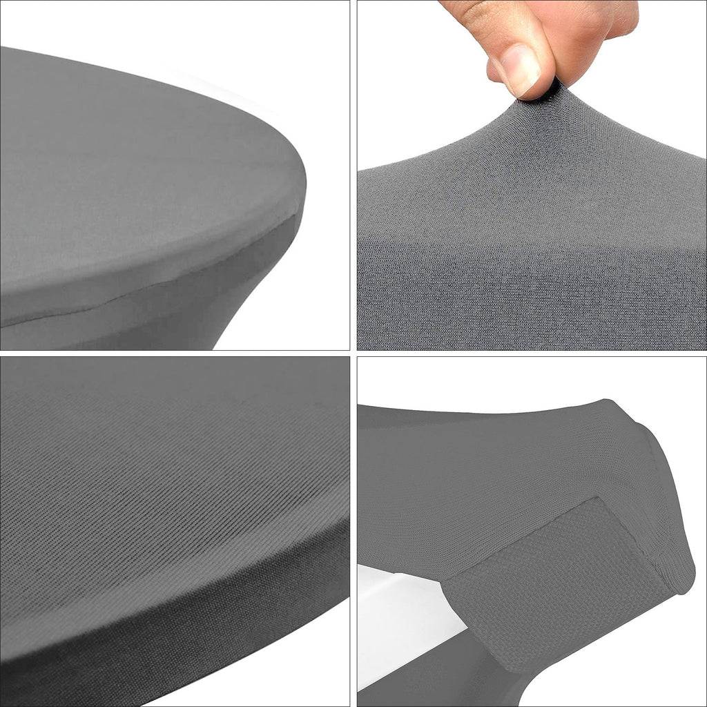 Cosmo Go Stehtischhusse Stretch Tischdecke Grau