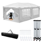 Cosmo Go Pop-Up Pavillon Gazebo mit Zentralverriegelung 3x6m mit Seiten
