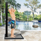 Cosmo Go WPC Bodenplatte für Pooldusche Anti Rutsch