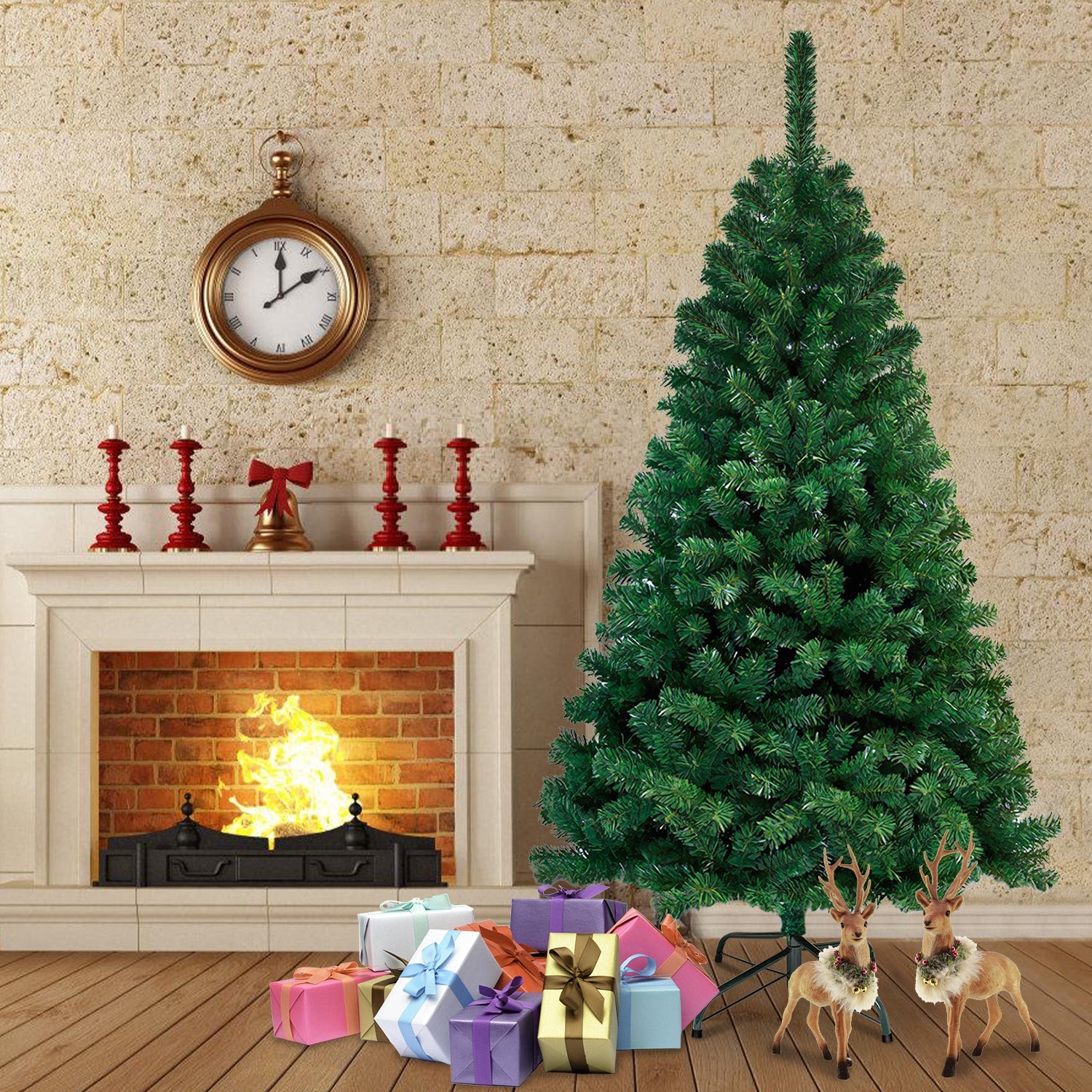 Cosmo Go Christbaum Künstlicher Weihnachtsbaum Grün/Weiß