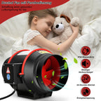 Cosmo Go Rauchabzug Rohrventilator mit Fernsteuerung 100mm/150mm