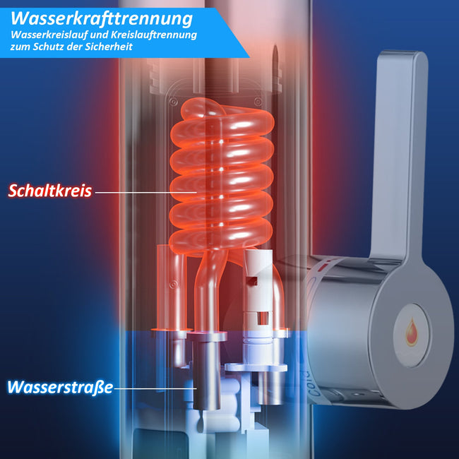 Cosmo Go 3KW Elektrischer Wasserhahn LED Temperaturanzeige Main Image