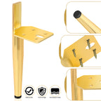 Cosmo Go 4er Set Metall Möbelfüße Schrankfüße Gold