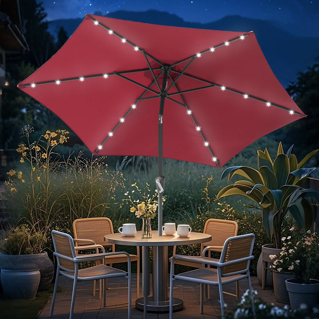 Cosmo Go Sonnenschirm 2.7m Winkelverstellbar mit/ohne LED