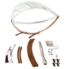 Cosmo Go Hängematte Holz Hammock mit Gestell