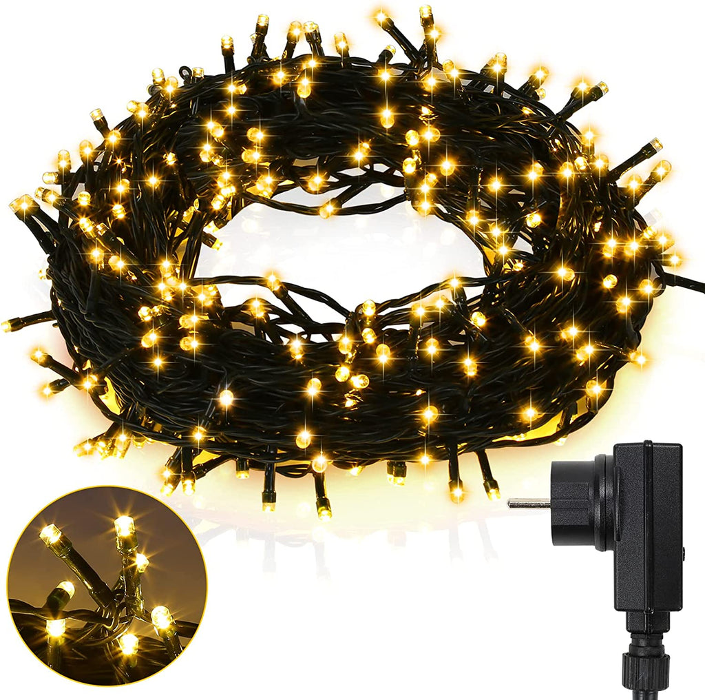 Cosmo Go LED Lichterkette Außen 10m/20m/30m Schwarz Kabel