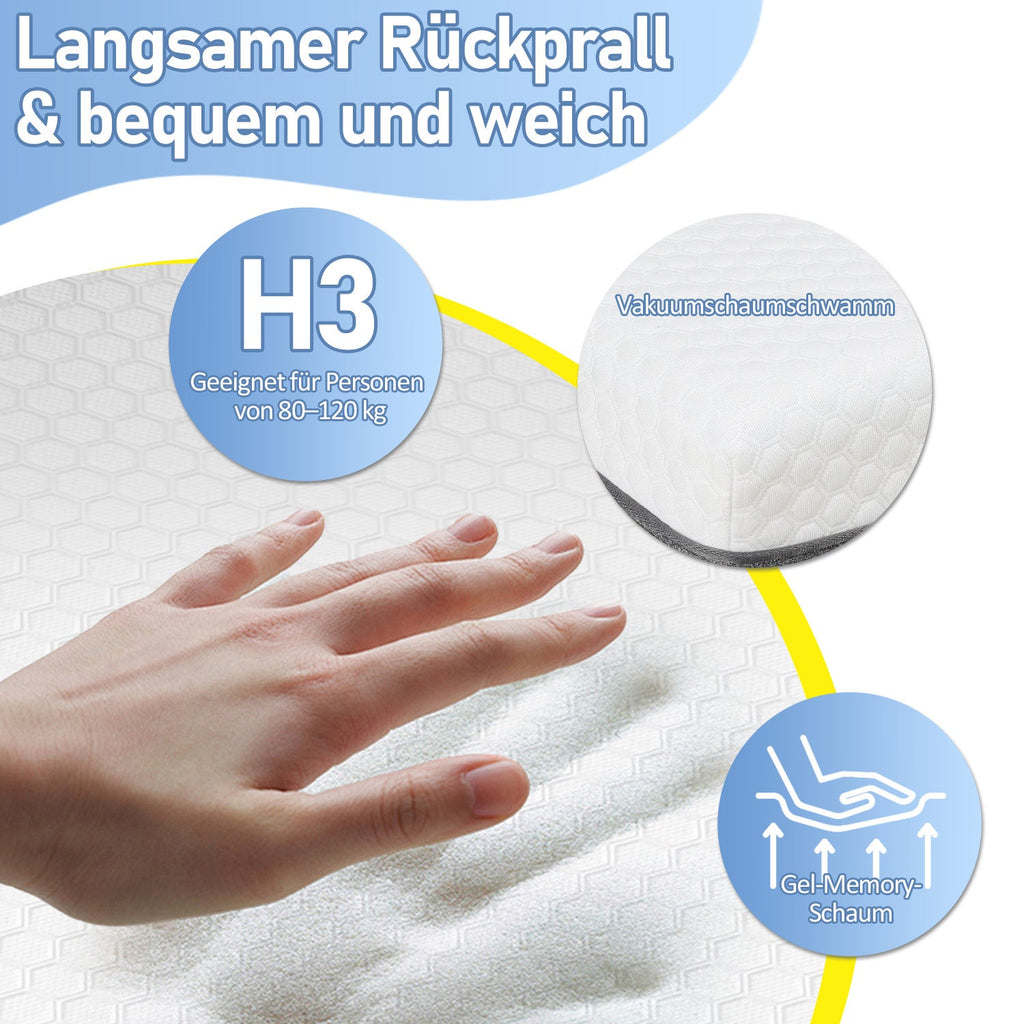 Cosmo Go Matratze Memory-Schaummatratze Ergonomische H3