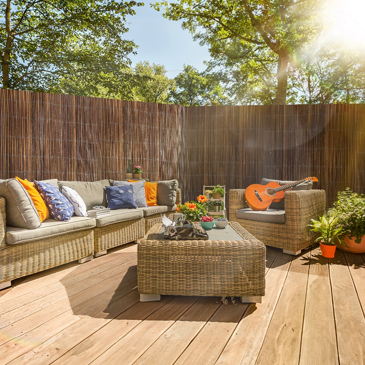 Cosmo Go Weidenzaun Weidenmatte Sichtschutz