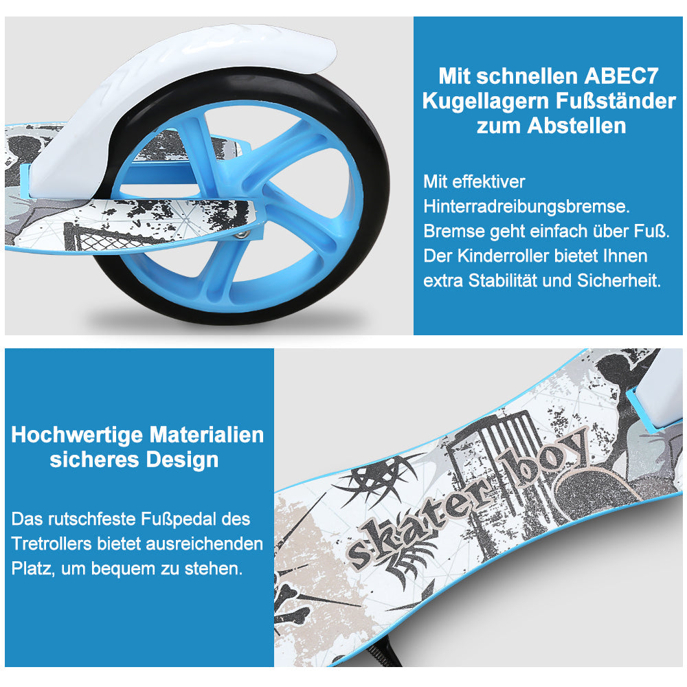 Cosmo Go Aluminium Kinder Scooter Für Kinder ab 5 Jahren