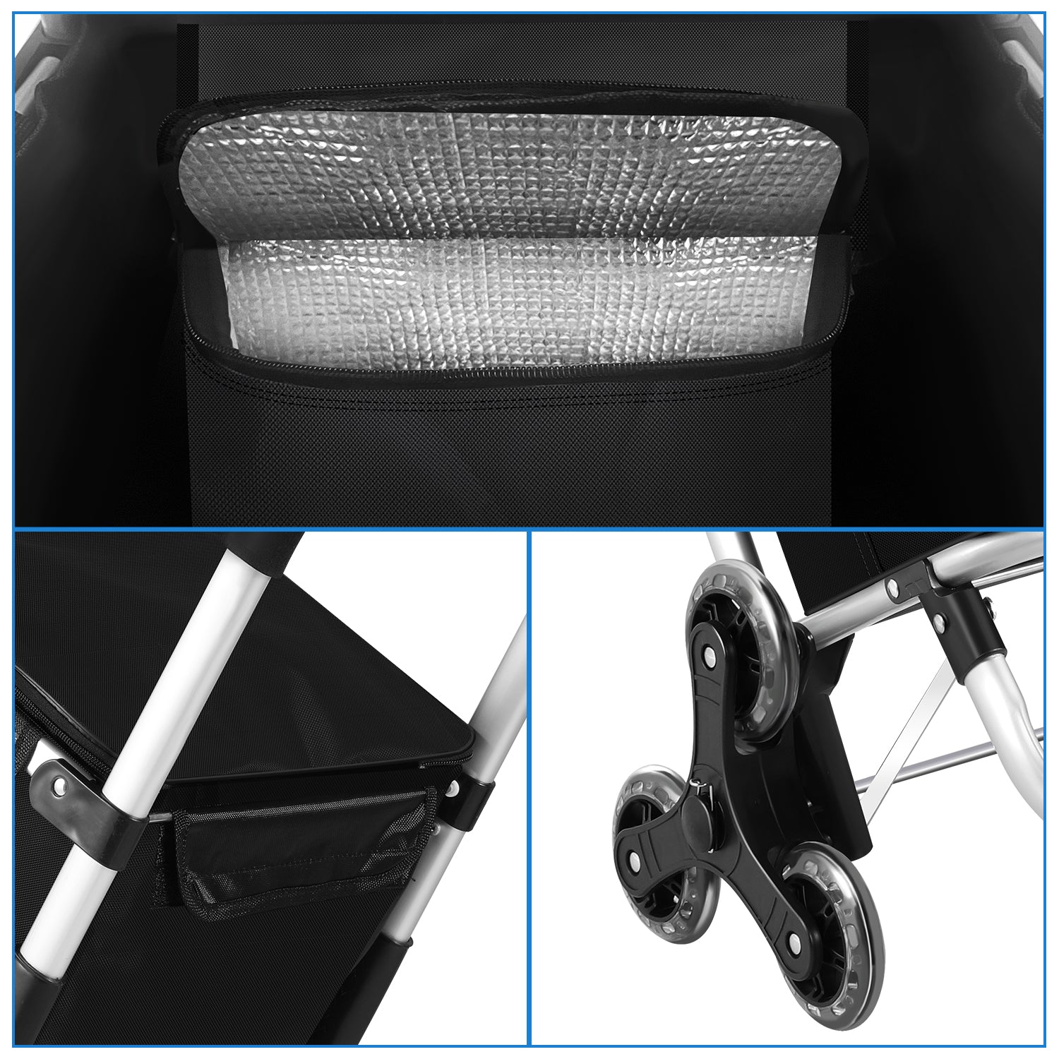 Cosmo Go Einkaufswagen Marktroller Thermo klappbar