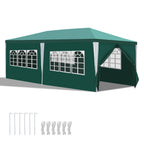Cosmo Go Pavillon 3x6m Partyzelt Wasserdicht mit Seitenteilen