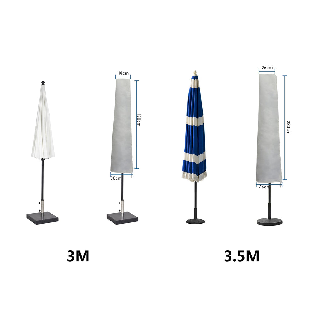 Cosmo Go Sonnenschirm Schutzhülle Ø 300 mit Reißverschluss