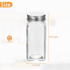 Cosmo Go Drehdeckel Gewürzflasche Gewürzkörnerbehälter 12 Stück