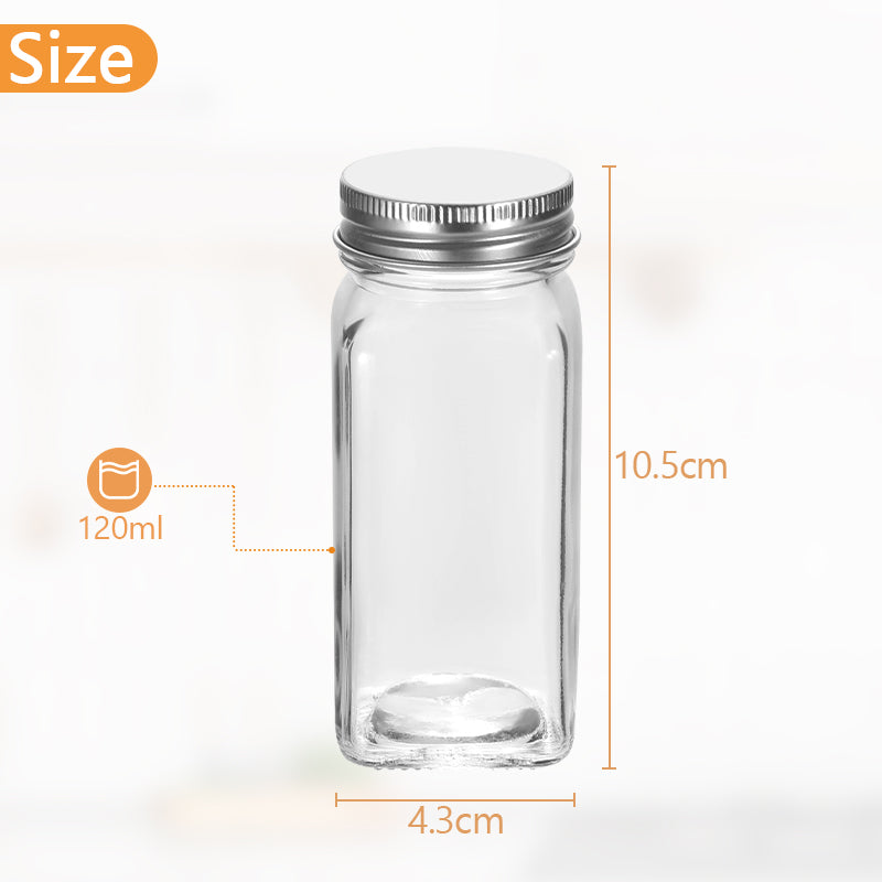 Cosmo Go Drehdeckel Gewürzflasche Gewürzkörnerbehälter 12 Stück