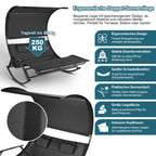 Cosmo Go Doppelliege Sonnenliege mit Sonnendach Outdoor