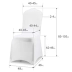 Cosmo Go Universell Stuhlhussen Elastik Weiß