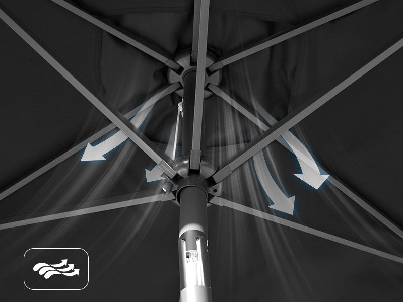 Cosmo Go Sonnenschirm 210x140 / 300x200cm Rechteckig