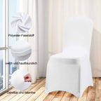 Cosmo Go Universell Stuhlhussen Elastik Weiß