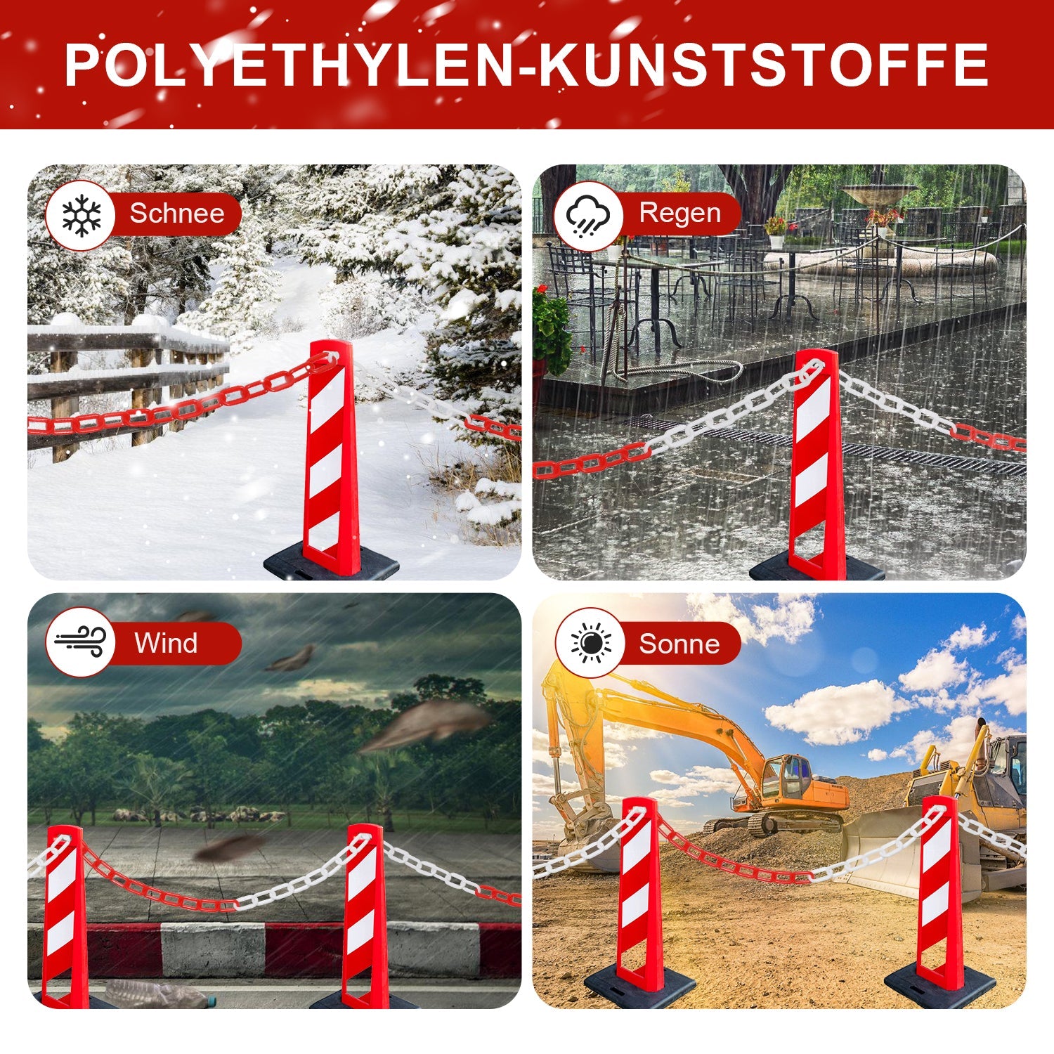 Cosmo Go Absperrkette Warnkette 25m/50m