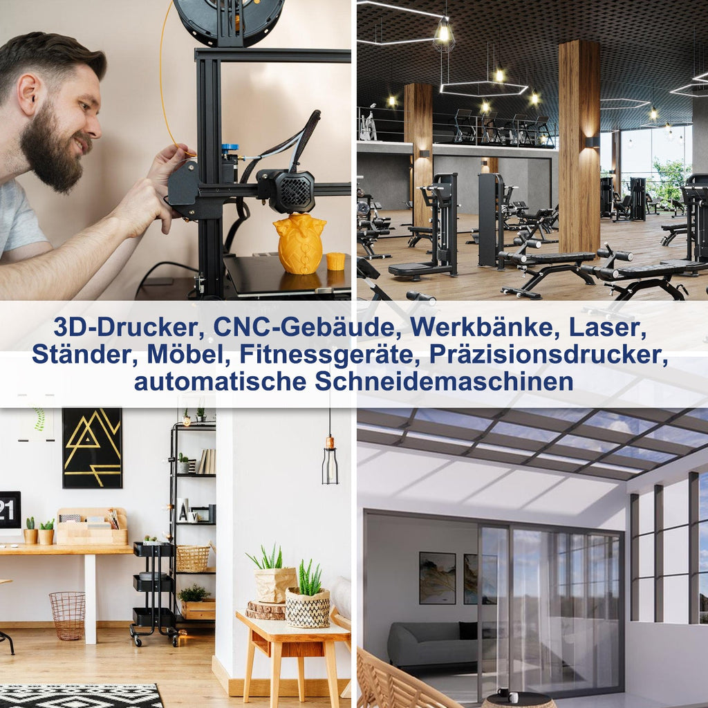 Cosmo Go Aluprofil  2020V 20x20 aluminium profil 6063 4 Stück