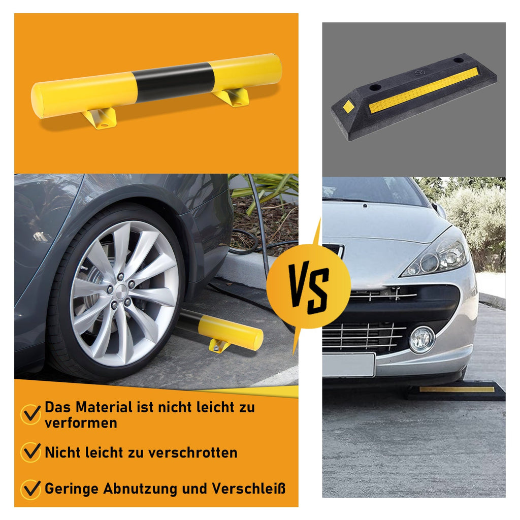 Cosmo Go 2X Radstopper aus Stahl Garagenstopper 60cm