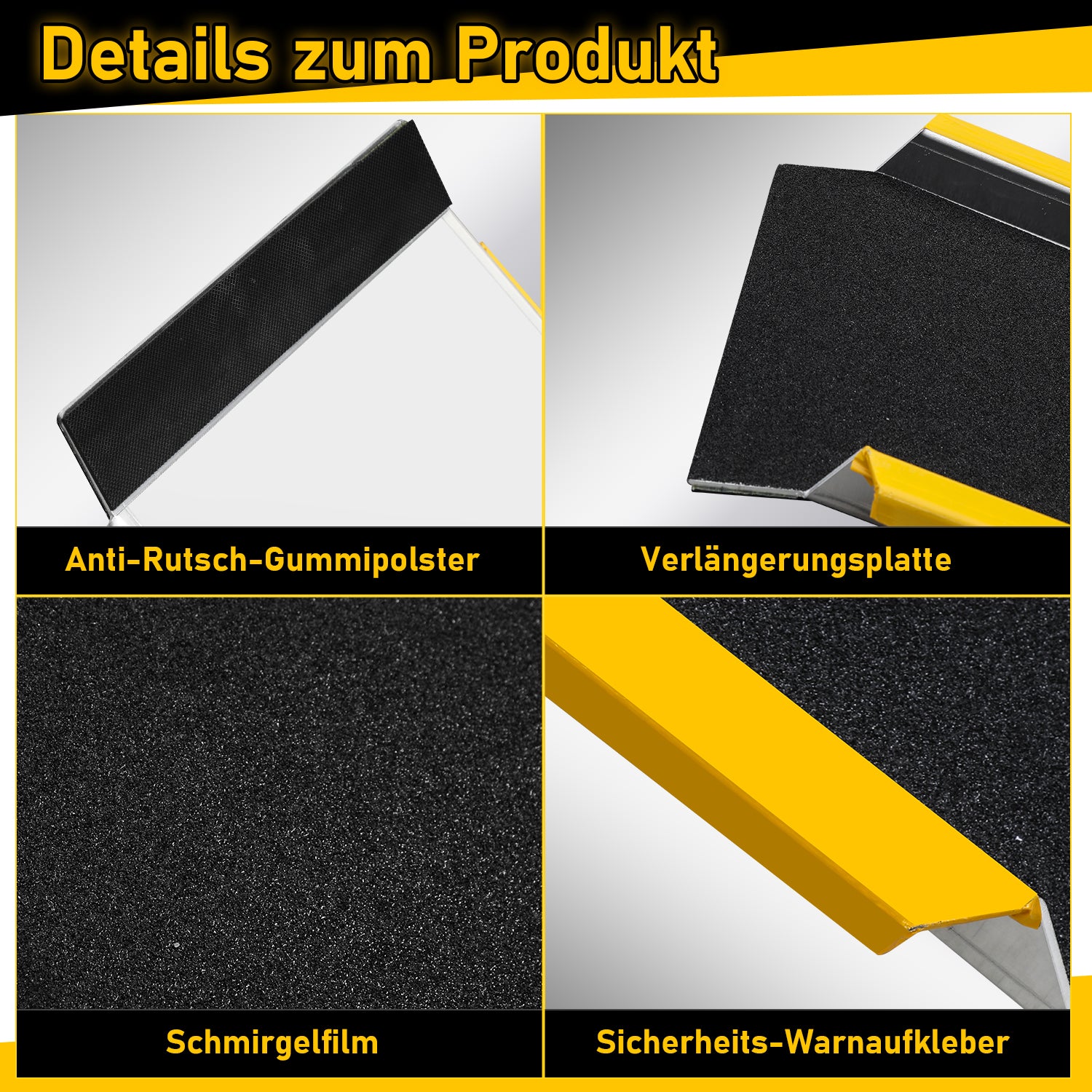 Cosmo Go Auffahrrampe Aluminium Auto Laderampe 2X