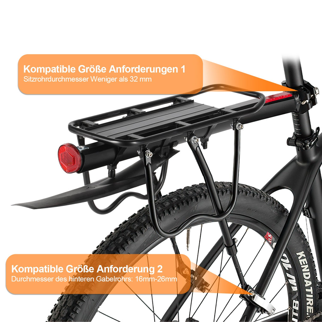 Cosmo Go Fahrrad Gepäckträger Universal für 24-29 Zoll