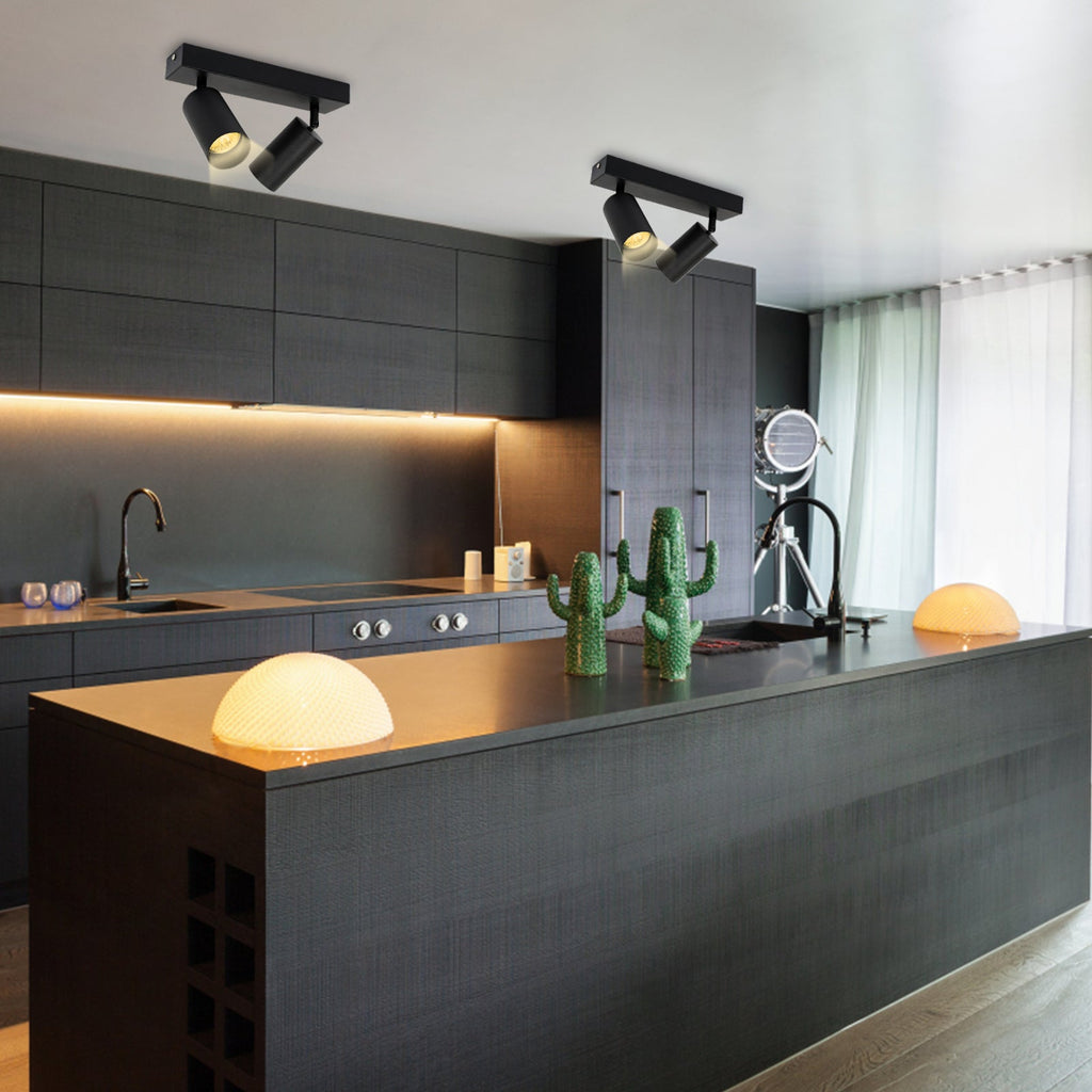 Cosmo Go Deckenstrahler GU10 4W 1/2/3 flammig Warmweiß