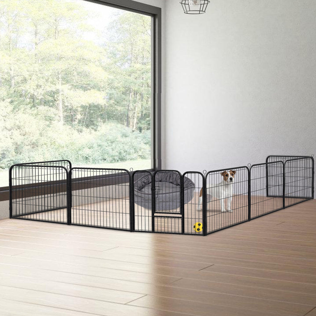 Cosmo Go Welpenlaufstall 8-teilig 60cm hoch Faltbar