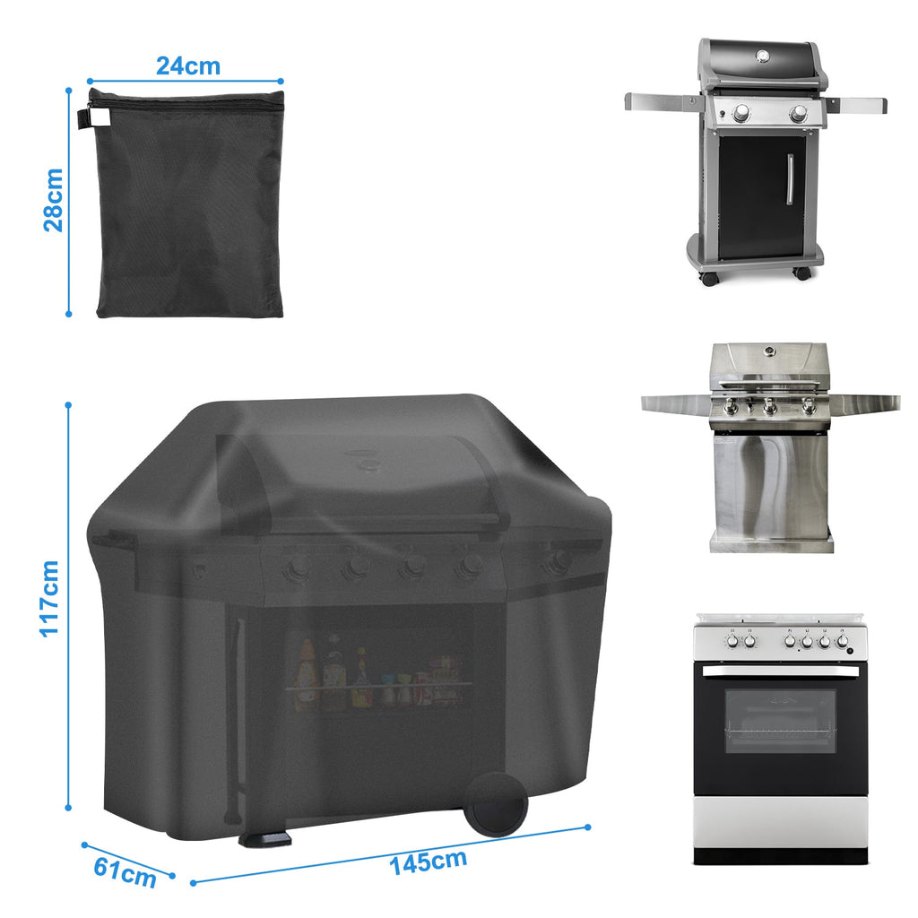 Cosmo Go Grillabdeckung Gasgrill Grill Abdeckhaube