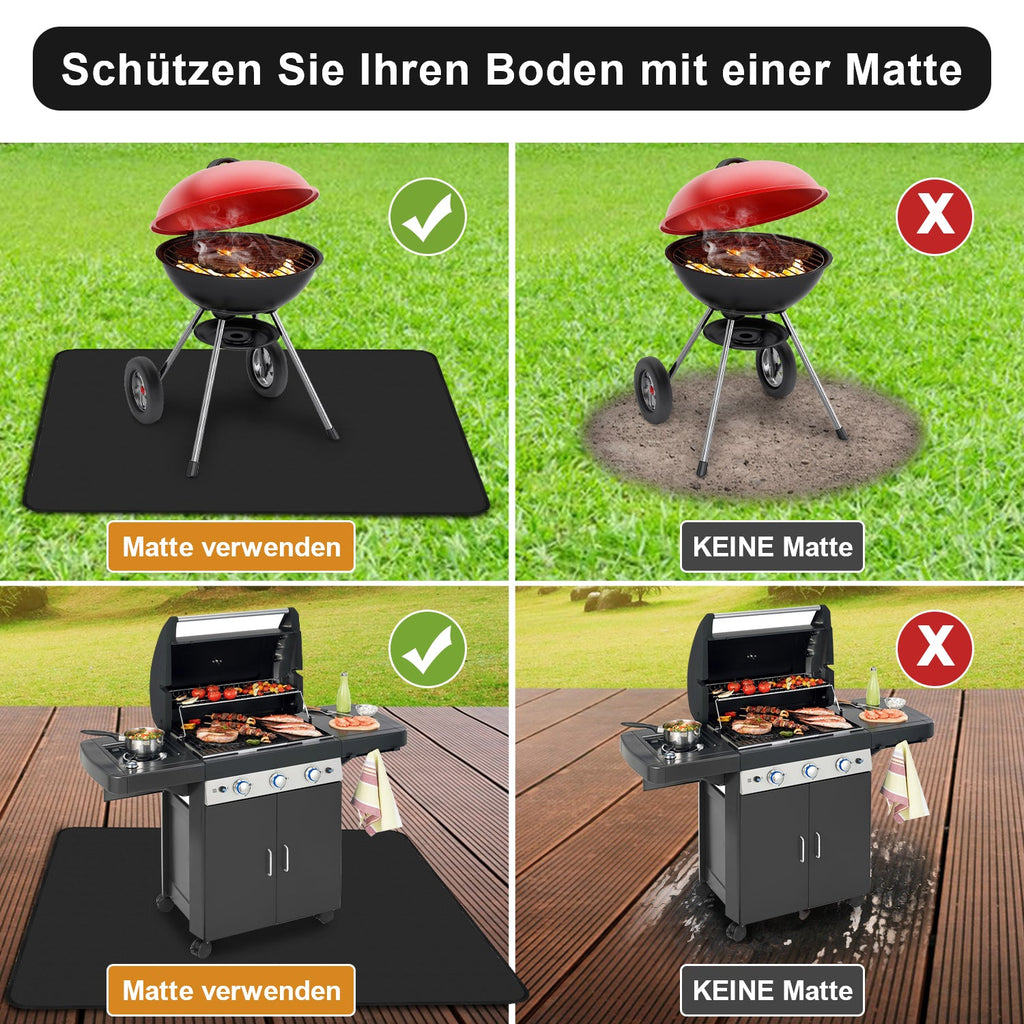 Cosmo Go Grillmatte BBQ Matte Silikonglasfaser